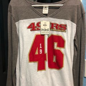 Victoria secret PINK 49er shirt